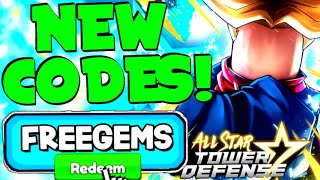 *NOVOS CÓDIGOS* TODOS OS NOVOS CÓDIGOS FUNCIONANDO NO ALL STAR TOWER DEFENSE 2024! ASTD CÓDIGOS