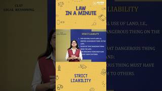 Strict Liability Under Torts #StrictLiability #law #clat2025 #lawstudent #shorts