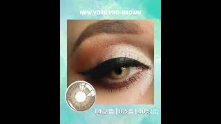 New York Series colored Contact Lenses - 1pair for 1 year use