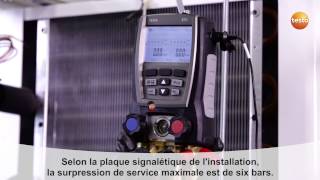 testo 570: Analyseur froid electronique – Contrôle d'étanchéité