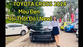 Chi tiết Toyota Cross 1.8V Màu đen nội thất đỏ (New) 2024 | Toyota Pháp Vân