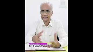 Testimonial by Shri K. Jayakumar, I.A.S (Rtd.)