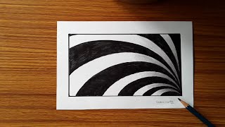 How to Draw illusion Art Pencil Drawing - drawing sheet