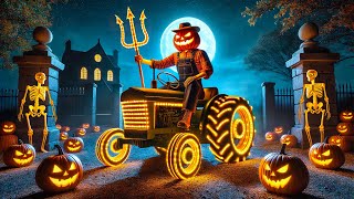 Halloween Night at the Haunted Farm 👻Spooky Halloween Music Playlist 🎃 Best Songs for a Creepy Night