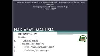 Hak Asasi Manusia