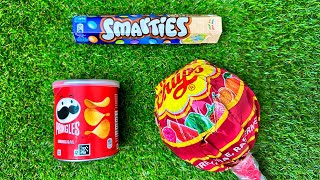 Satisfying Video Unboxing GIANT Rainbow Lollipop Candy with Yummy Sweets Cutting ASMR