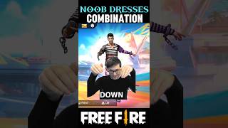 Top 3 Noob Dresses Combination 🙋🤔 wait for end 😱🔥#shorts #trending #freefire