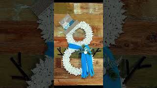 How To Make. Christmas Wreath/ How To Make a Snowman Wreath/ Dollar Tree Snowman#shorts #snowman