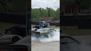 6 Speed Challenger T/A Doing Smokey Burnouts! #mopar #burnout #manual #challenger