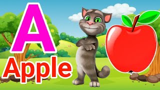 Phonics Song with TWO Words - A For Apple - ABC Alphabet Songs with Sounds for Children