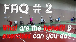 Badminton FAQ # 2 - What are the benefit and exercise can you do with hanging birdie