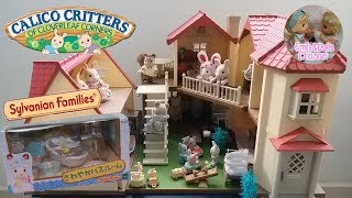 Toys Review| Calico Critters Sylvanian Families Luxury Doll House Bathroom Set Unboxing - Kids Toys