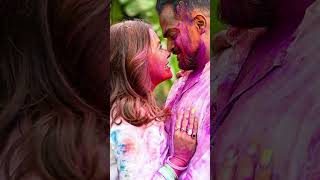 Popular Romantic-Couple Pose for Holi