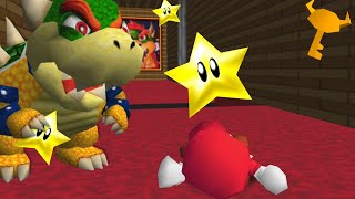 Taking on Bowser and the Secret Princess Slide! - Super Mario 64