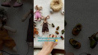 My collection of tiny shoes 🤭 #dollclothes #dollhouseminiatures #miniature #maileg #shoesaddict