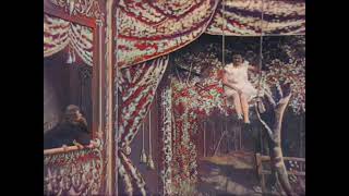 🎪 **1901 - Trapeze Disrobing Act | Stunning 4K Color Restoration 🤸‍♀️✨