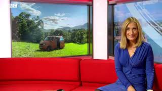 How I work remotely in my VW T4 Campervan on BBC News #vanlifeuk #remotework #vwt4 #bbcnews