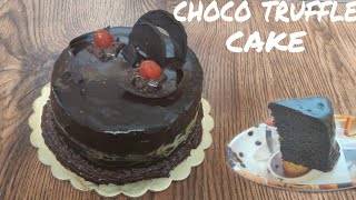 Eggless choco truffle cake | Birthday cake |  Rich and moist chocolate cake | Ruchira