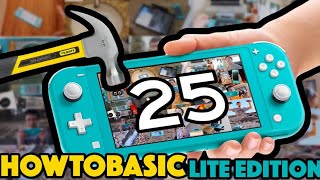 25 WAYS TO BREAK A SWITCH LITE but it's howtobasic