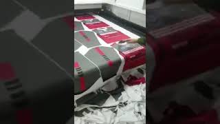 JHX high speed sublimation laser cutting