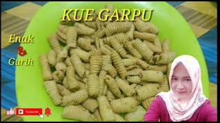 RESEP DAN CARA MEMBUAT KUE GARPU SUPER RENYAH GURIH DAN GARING SAMPAI DALAM