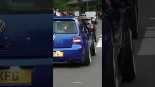 Crazy Volskwagen Golf R32 ANTI LAG!