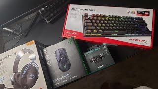 Unboxing HyperX,Razer,Logitech! Road to 2.5k Subs!