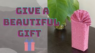 Gift idea:make an attractive gift in 2 minutes