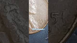 #Error1951 inverted S mint mark