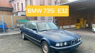 Bmw 735i E32 project car! Abandoned for 10 years! How BAD is it?