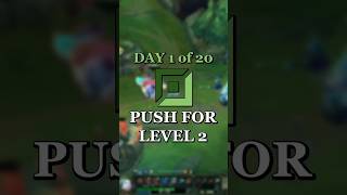 This is day 2 of 100 of Road to Challenger & day 1 of 20 for the Bot Lane - Pushing for Level 2.