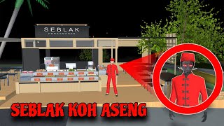 Yuta Dan Mio Beli Seblak Diwarung Seblak Prasmanan Koh Aseng || Sakura School Simulator