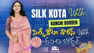 #silkkotasarees #kanchi border order;6301119663