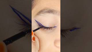 Beautiful wings eyeliner stylish design 😻😍 #shorts #eyeliner