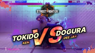 SF6 → Tokido (Ken) vs Dogura (Dee Jay) - Street Fighter 6