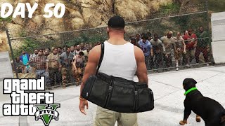 Surviving 50 DAYS in a Zombie Apocalypse DAY 6... GTA 5