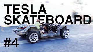 TESLA MODEL 3 MERCEDES / TESLA SCATEBOARD / TeslaGULLWING project Ep. 4 Chassis