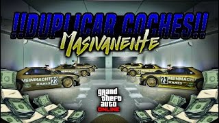 *NUEVO TRUCO* - TRUCO PARA DUPLICAR COCHES MASIVAMENTE FACIL Y RAPIDO - GTA 5 ONLINE - (PS4 - XBOX1)