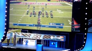 Madden 13 Kinect Gameplay - E3 2012