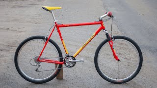 90's Univega Alpina 530 Racelite  - Old MTB Build (ASMR)