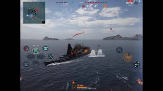 Beta test Wows Legends t4 Kongo hard battle