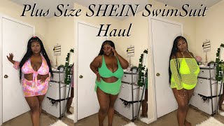 Plus Size Apple Shaped SHEIN Swimsuit Try-on Haul || Big girls Wear Bikinis too