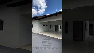 Casa sozinha no lote em Trindade Go, 3 quartos sendo um suíte, área lazer com churrasqueira e lavabo