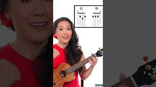 Don't freak out! EASY G to D Ukulele Chord Switch Trick