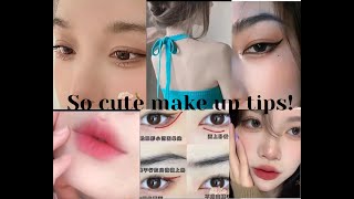 so cute and easy make up and exercise you will love it! #makeup #workout