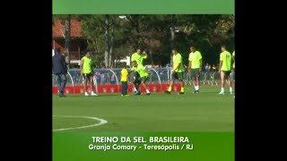 Menino invade treino da Seleção Brasileira, fala com Neymar e Dani Alves, mas não consegue foto