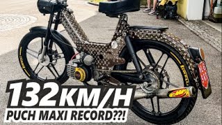 130km/h Puch Maxi TOPSPEED-Test - RIBENS