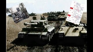 The battle of Kursk, the largest tank battle in ww2