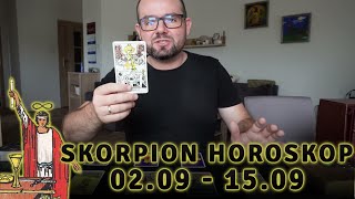 Skorpion Tarot Dwutygodniowy ♏️ 02.09-15.09 ✨Pomoc Z Dziwnego Miejsca Horoskop Wrzesień #skorpion