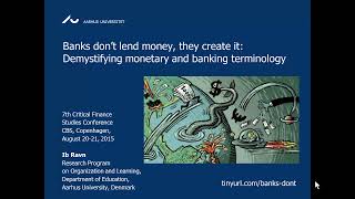 Banks don't lend money, they CREATE it! Demystifying monetary and banking terminology. Secured Party